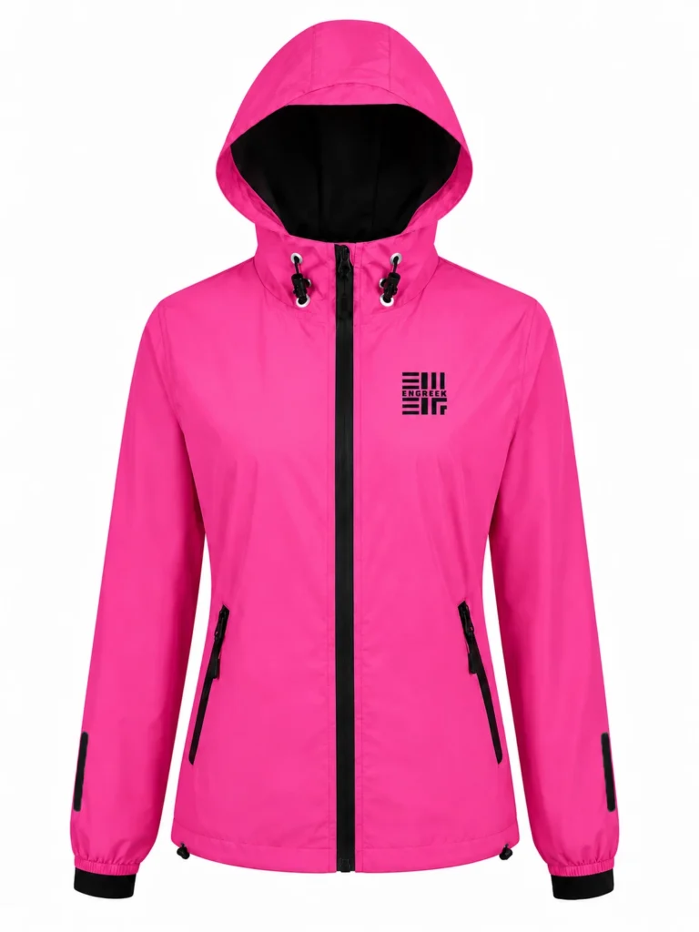 Custom Women's Running Jacket | Lightweight Windbreaker | Engreek