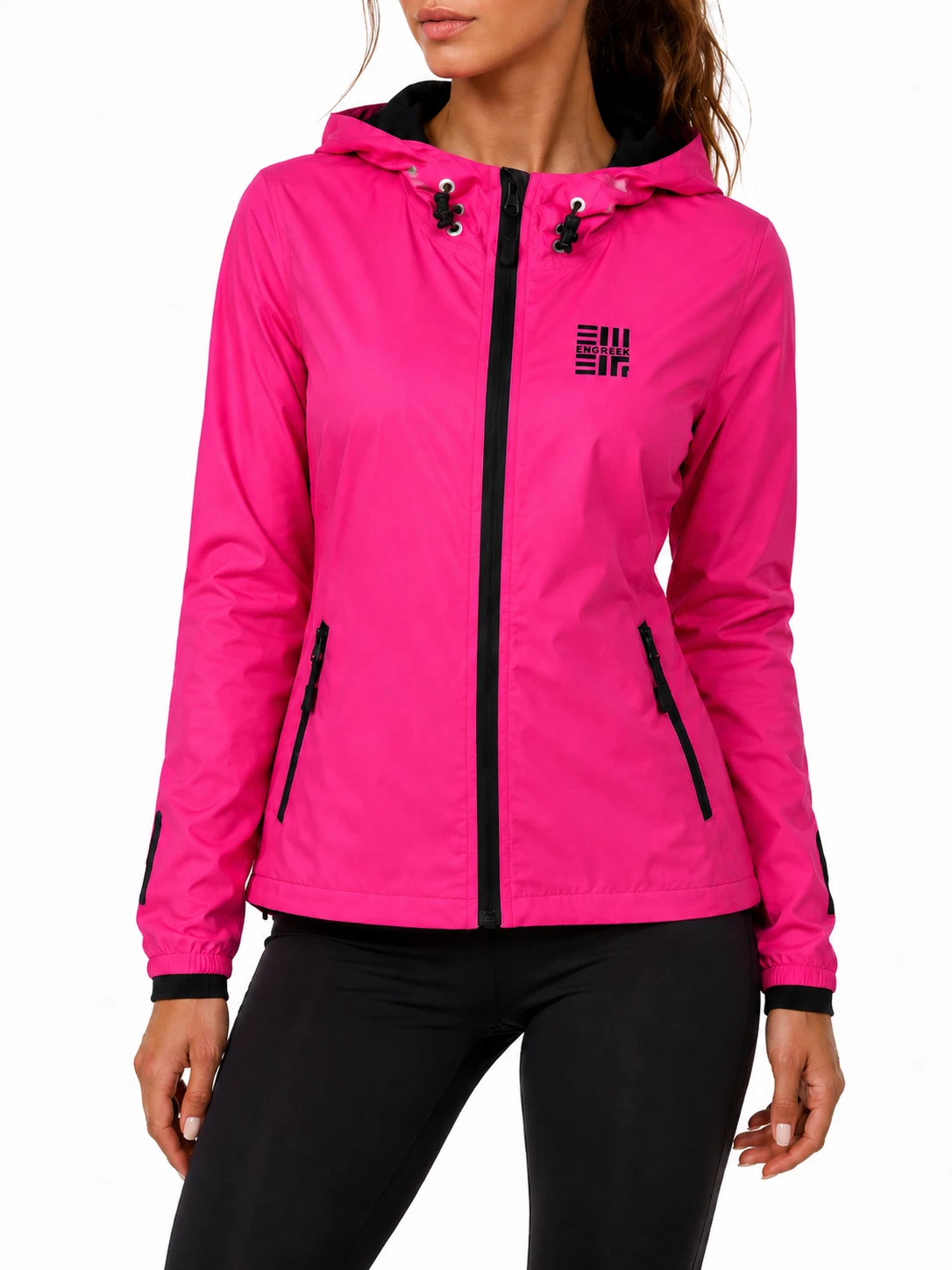 Custom Women's Running Jacket | Lightweight Windbreaker | Engreek